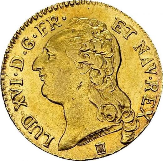 Awers monety - Louis d'or 1785 K "Typ 1785-1792" - cena złotej monety - Francja, Ludwik XVI