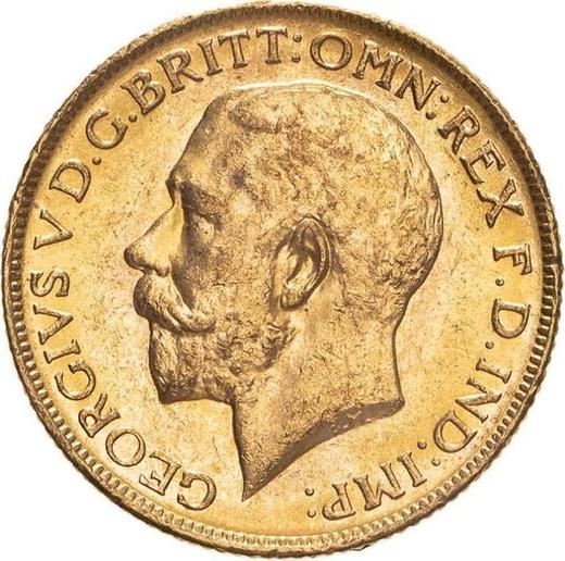 Avers Sovereign 1917 M - Goldmünze Wert - Australien, Georg V