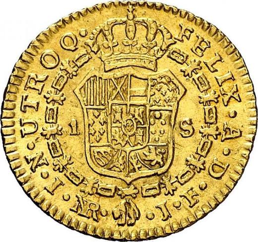 Reverse 1 Escudo 1816 NR JF - Gold Coin Value - Colombia, Ferdinand VII