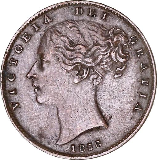 Obverse Farthing 1856 WW -  Coin Value - United Kingdom, Victoria