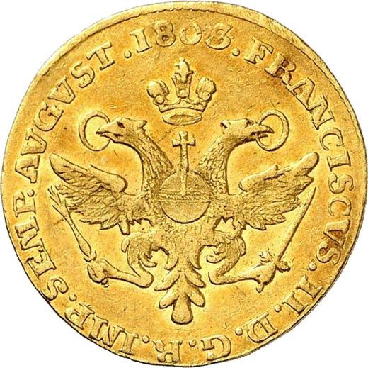 Аверс монеты - Дукат 1803 года - цена монеты - Гамбург, Вольный город
