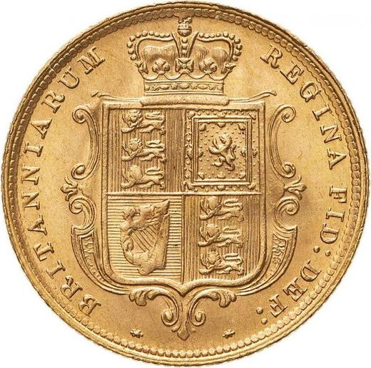 Reverse Half Sovereign 1885 - Gold Coin Value - United Kingdom, Victoria