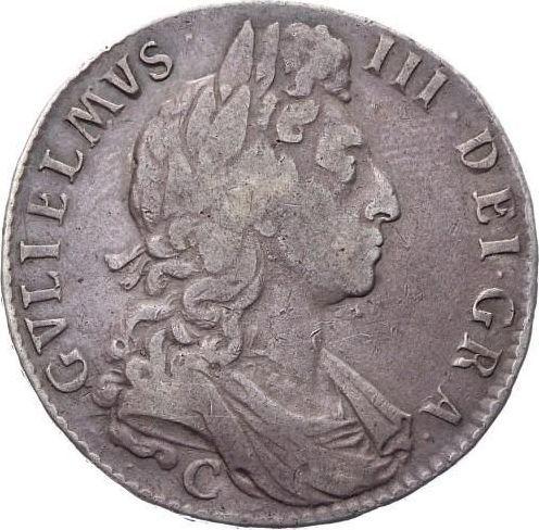 Obverse Halfcrown 1697 C "Large Shields" - Silver Coin Value - United Kingdom, William III