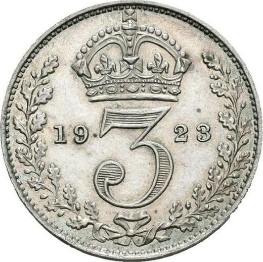 Reverse Threepence 1923 - Silver Coin Value - United Kingdom, George V