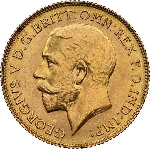 Obverse Half Sovereign 1925 SA - Gold Coin Value - RSA, George V