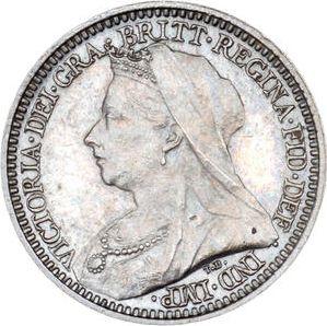 Obverse Twopence 1900 TB - Silver Coin Value - United Kingdom, Victoria