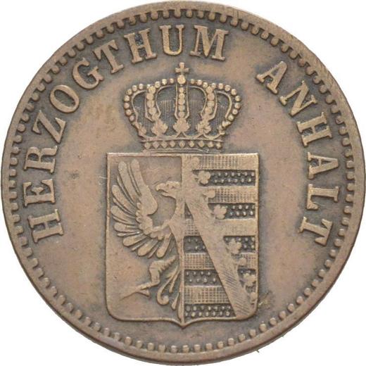 Obverse 3 Pfennig 1867 B -  Coin Value - Anhalt-Dessau, Leopold Frederick