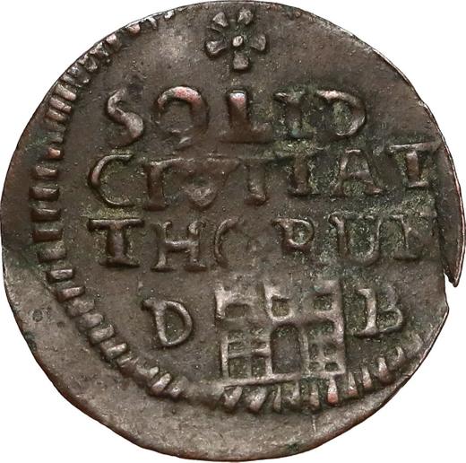 Reverse Schilling (Szelag) 1762 DB "Torun" -  Coin Value - Poland, Augustus III