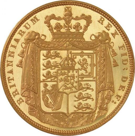 Reverse Two pounds 1825 - Gold Coin Value - United Kingdom, George IV
