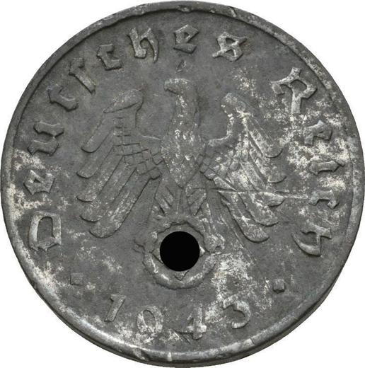 Reverse 10 Reichspfennig 1943 A "Type 1940-1945" -  Coin Value - Germany, Third Reich