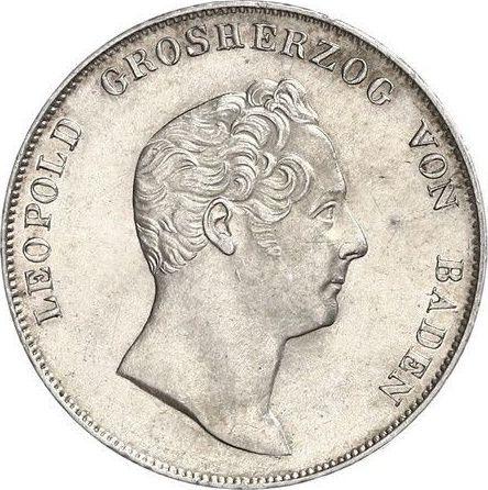 Obverse Gulden 1839 - Silver Coin Value - Baden, Leopold
