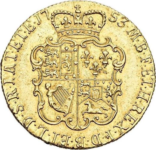 Reverse Guinea 1753 "Old Head" - Gold Coin Value - United Kingdom, George II