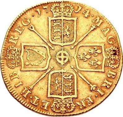 Reverse Two guinea 1714 "Post Union" - Gold Coin Value - United Kingdom, Anne