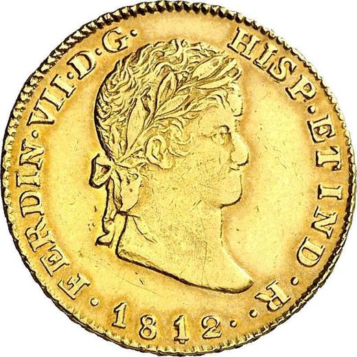 Avers 2 Escudos 1812 C SF "Typ 1811-1813" - Goldmünze Wert - Spanien, Ferdinand VII
