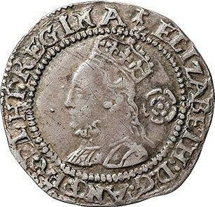 Obverse Threepence 1572 "Third issues" - Silver Coin Value - United Kingdom, Elizabeth I