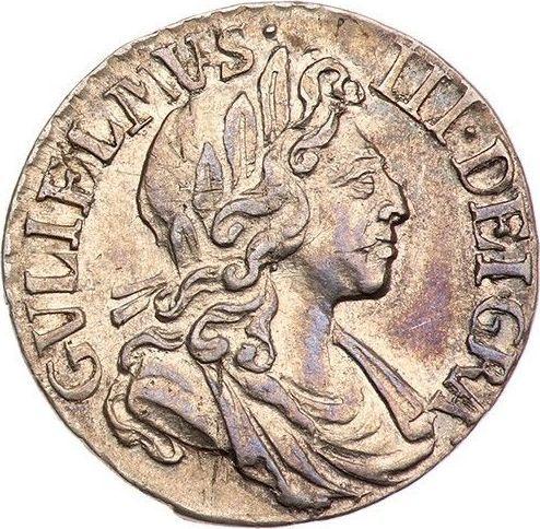 Obverse Penny 1701 - Silver Coin Value - United Kingdom, William III