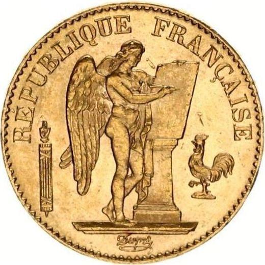 Obverse 20 Francs 1893 A "Type 1871-1898" Paris - Gold Coin Value - France, Third Republic
