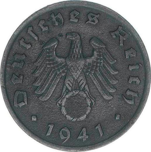 Reverse 1 Reichspfennig 1941 G "Type 1940-1945" -  Coin Value - Germany, Third Reich