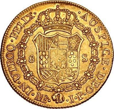 Reverse 8 Escudos 1816 JP - Gold Coin Value - Peru, Ferdinand VII