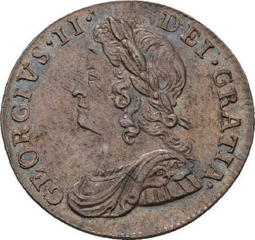 Anverso 3 peniques 1740 - valor de la moneda de plata - Gran Bretaña, Jorge II