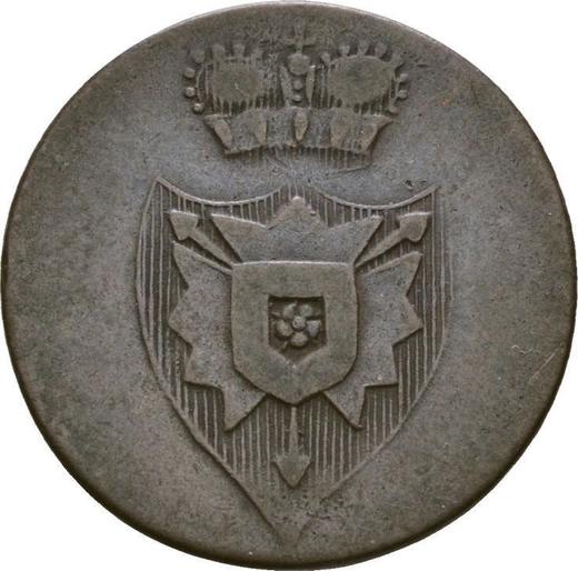 Аверс монеты - 1 пфенниг 1824 года - цена монеты - Шаумбург-Липпе, Георг Вильгельм