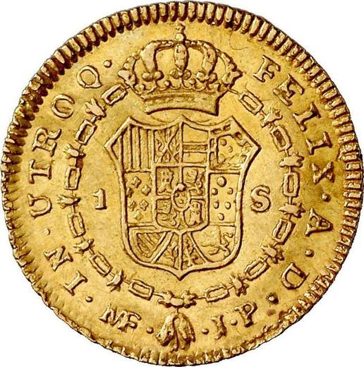 Reverse 1 Escudo 1814 JP - Gold Coin Value - Peru, Ferdinand VII