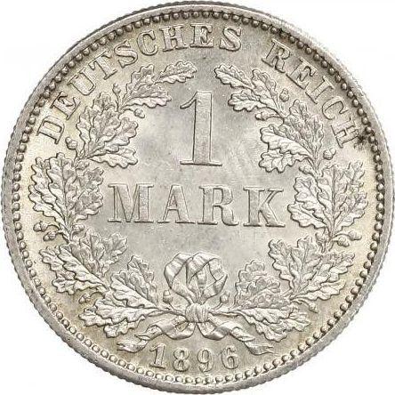 Avers 1 Mark 1896 F "Typ 1891-1916" - Silbermünze Wert - Deutschland, Deutsches Kaiserreich