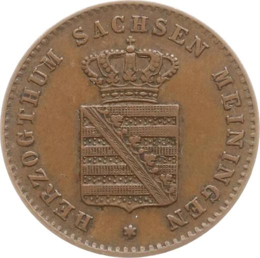 Obverse 2 Pfennig 1869 - Coin Value - Saxe-Meiningen, George II