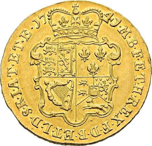 Reverse Five guineas 1741 "Young Head" - Gold Coin Value - United Kingdom, George II
