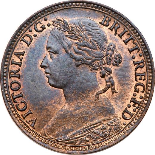 Obverse Farthing 1880 -  Coin Value - United Kingdom, Victoria