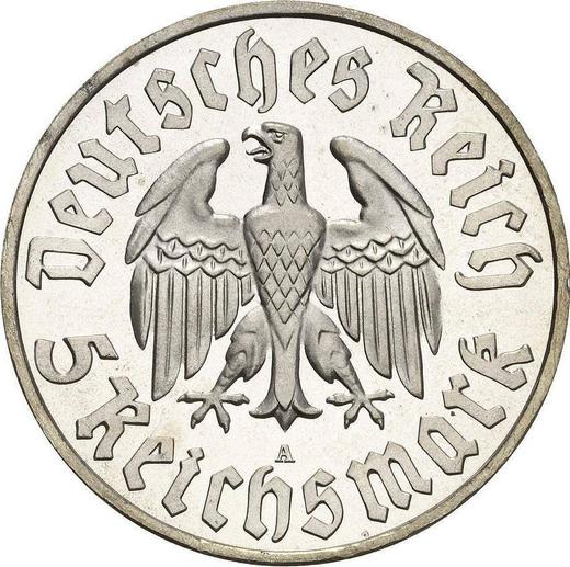 Revers 5 Reichsmark 1933 A "Martin Luther" - Silbermünze Wert - Deutschland, Drittes Reich