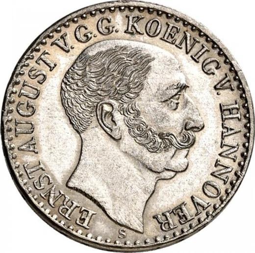 Obverse 1/6 Thaler 1840 S - Silver Coin Value - Hanover, Ernest Augustus