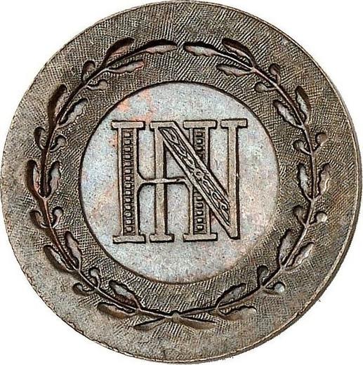 Obverse 1 Centime 1809 C -  Coin Value - Westphalia, Jérôme Napoléon