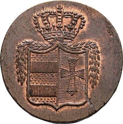 Anverso 1/2 groten 1816 - valor de la moneda  - Oldemburgo, Pedro Federico Guillermo