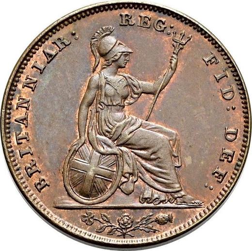 Reverse Farthing 1849 WW - Coin Value - United Kingdom, Victoria