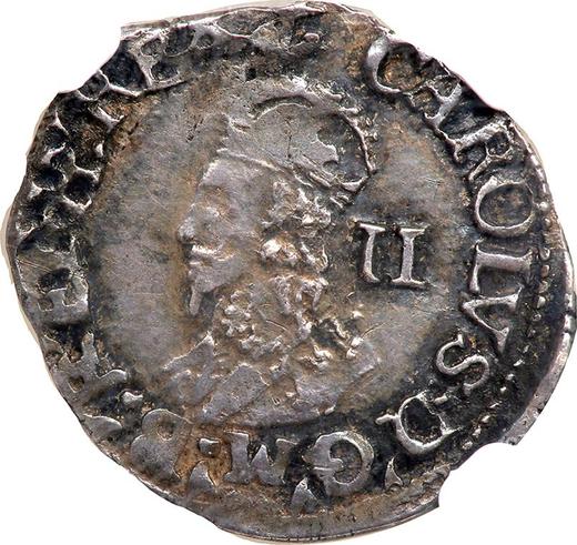 Obverse 2 Pence (Halfgroat) no date (1625-1642) "Fifth portrait type" - Silver Coin Value - United Kingdom, Charles I