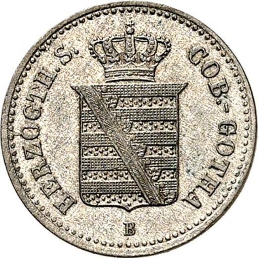 Аверс монеты - 1/2 гроша 1870 года B - цена серебряной монеты - Саксен-Кобург-Гота, Эрнст II