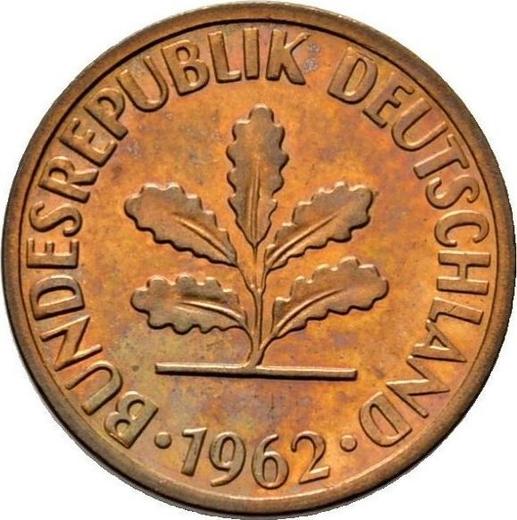 Reverse 2 Pfennig 1962 F - Coin Value - Germany, FRG
