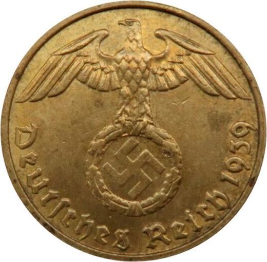 Reverse 5 Reichspfennig 1939 E "Type 1936-1939" -  Coin Value - Germany, Third Reich