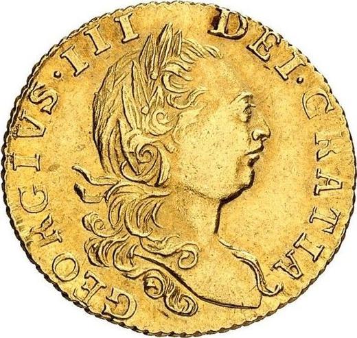 Obverse Half Guinea 1774 "Third laureate bust" - Gold Coin Value - United Kingdom, George III