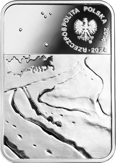 Obverse 20 Zlotych 2014 MW "Jozef Chelmonski" - Silver Coin Value - Poland, III Republic after denomination