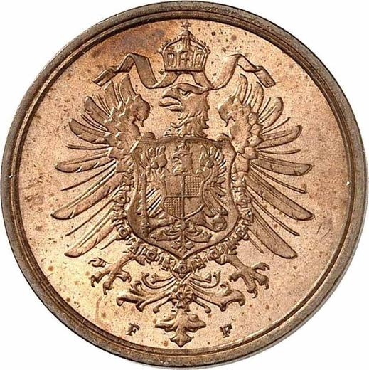 Revers 2 Pfennig 1875 F "Typ 1873-1877" - Münze Wert - Deutschland, Deutsches Kaiserreich