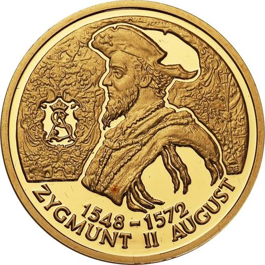 Reverse 100 Zlotych 1999 MW ET "Sigismund II Augustus" - Gold Coin Value - Poland, III Republic after denomination