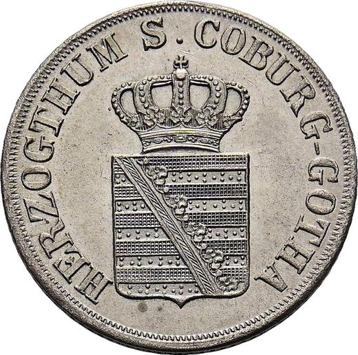 Аверс монеты - 6 крейцеров 1838 года - цена серебряной монеты - Саксен-Кобург-Гота, Эрнст I