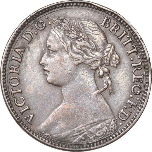 Obverse Farthing 1874 H -  Coin Value - United Kingdom, Victoria
