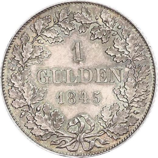 Revers Gulden 1845 - Silbermünze Wert - Frankfurt am Main, Freie Stadt