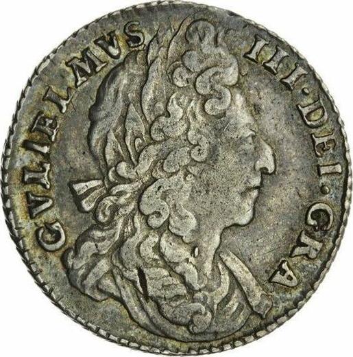 Obverse Sixpence 1696 "Second laureate bust" - Silver Coin Value - United Kingdom, William III