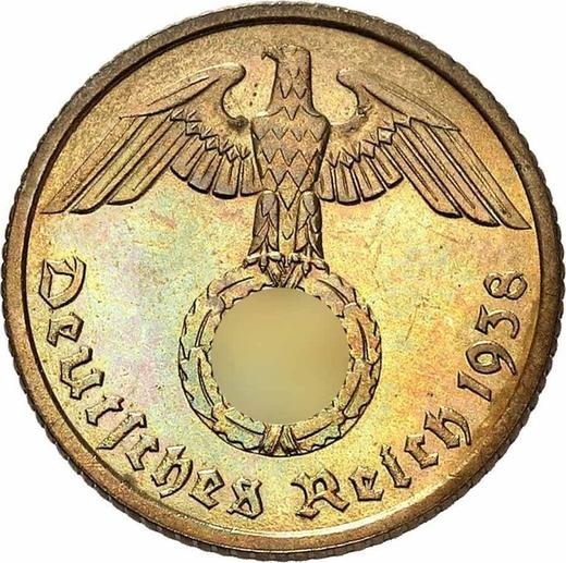 Reverse 10 Reichspfennig 1938 D "Type 1936-1939" -  Coin Value - Germany, Third Reich