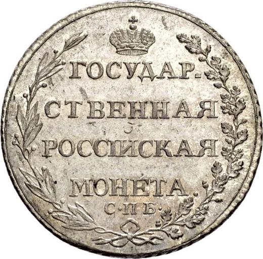 Реверс монеты - Полтина 1804 года СПБ ФГ - цена серебряной монеты - Россия, Александр I