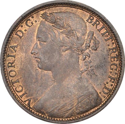 Obverse Penny 1876 H "Type 1860-1894" -  Coin Value - United Kingdom, Victoria
